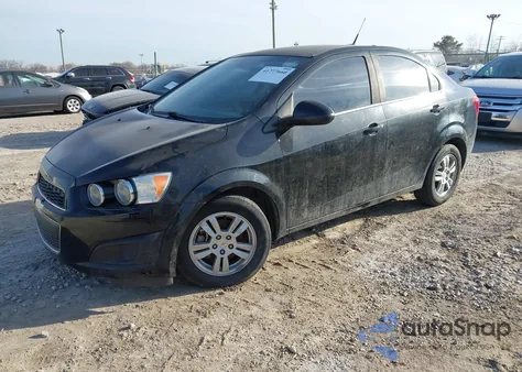 2012 Chevrolet Sonic 2Lt из США, поврежденный, VIN 1G1JC5SHXC4163448